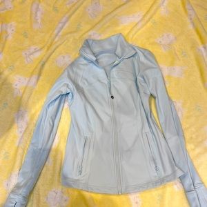Lululemon zip up light blue hardly ever worn